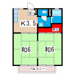 広洋ハイツの物件間取画像